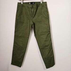 EUC KUT FROM THE KLOTH BRIGHT OLIVE GREEN STRETCH PANTS SIZE 10